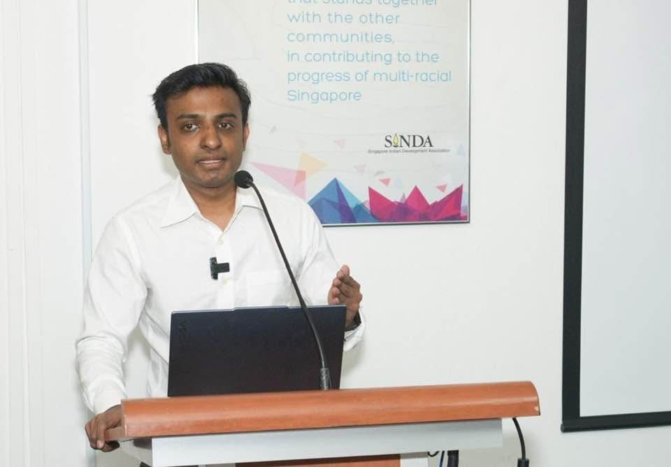 GOPIO Singapore Business Talk — Vairavan at SINDA Auditorium